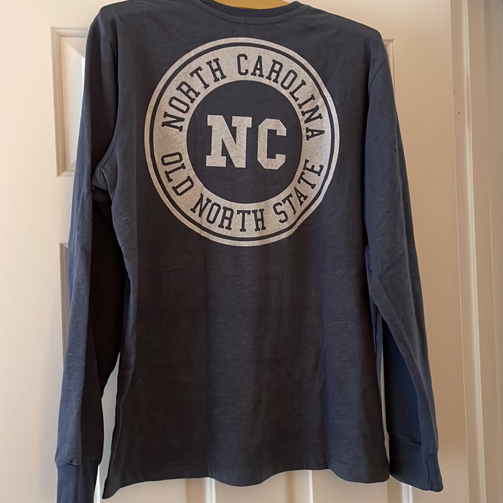 OLD NORTH STATE Medium Gray LS T-shirt - Size XL EUC
